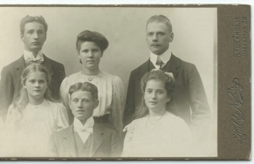 Karl, Ernst, Anna-Lisa and cousins.